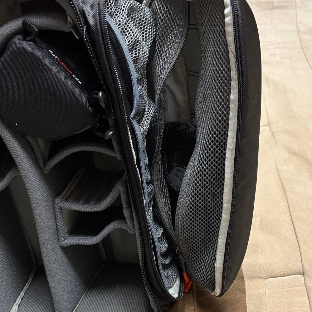 Clik Elite Black Camera Backpack with Red Accents